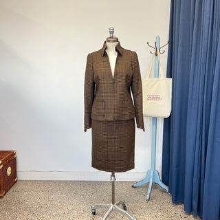 Ensemble en laine veste et jupe Akris Punto