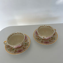 Charger l&#39;image dans la galerie, Tasses et assiettes vintage
