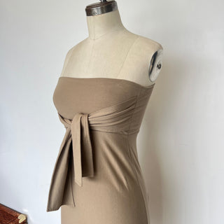 Robe taupe Blank