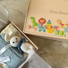 Charger l'image dans la galerie, Coffret bleu bébé Emy Doux
