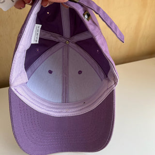 Casquette en coton mauve