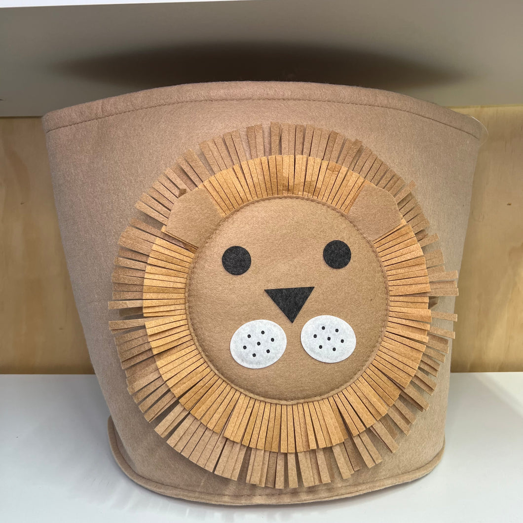 Bac de rangement pour enfant lion