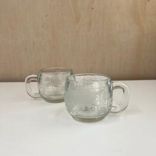 Tasses World Globe vintage de Nestlé Nescafé