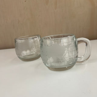 Tasses World Globe vintage de Nestlé Nescafé