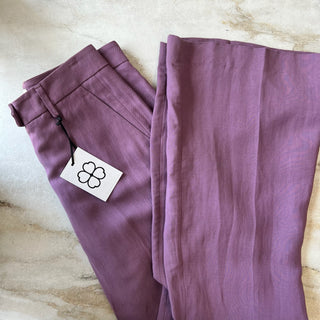 Pantalon en lin et viscose True Royal