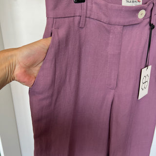 Pantalon en lin et viscose True Royal