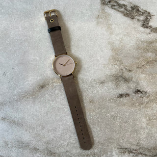 Montre 36mm bracelet taupe Chikiboom