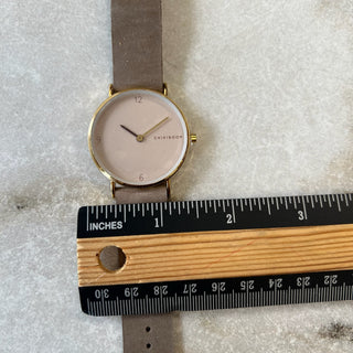 Montre 36mm bracelet taupe Chikiboom