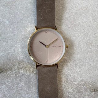 Montre 36mm bracelet taupe Chikiboom