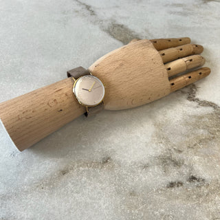 Montre 36mm bracelet taupe Chikiboom