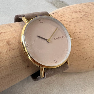 Montre 36mm bracelet taupe Chikiboom