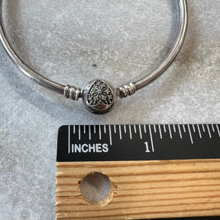 Bracelet rigide cœur argent 925 Pandora