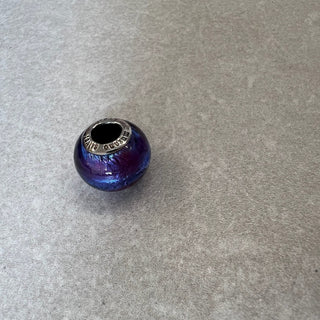 Breloque Murano Silver Amore & Baci argent 925