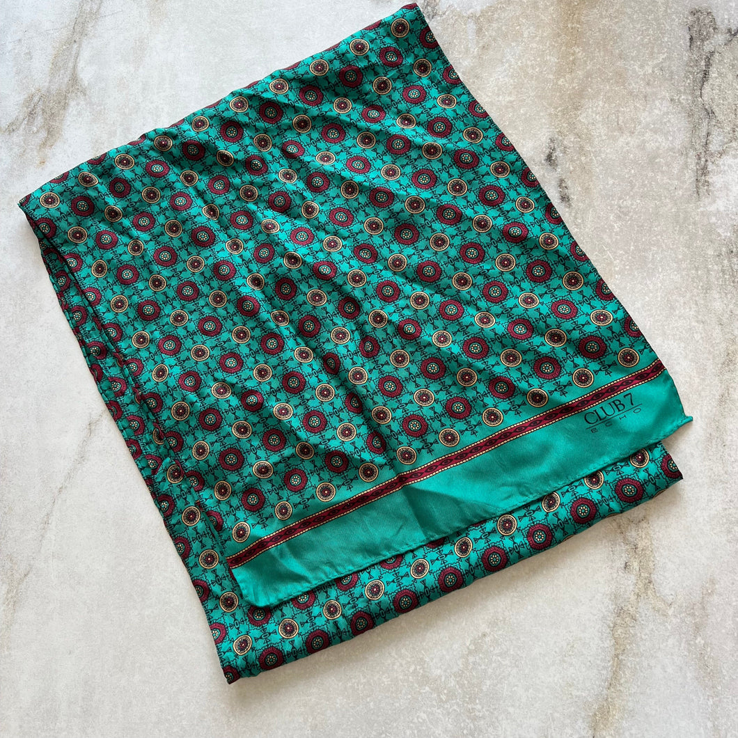Foulard en soie Club 7 Echo