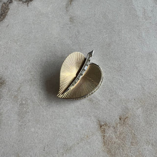 Broche feuille Marcel Boucher