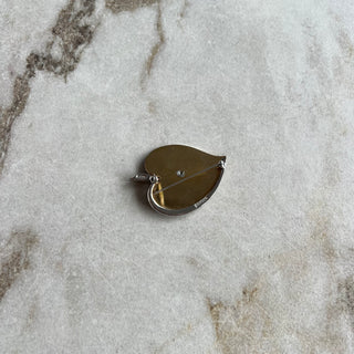 Broche feuille Marcel Boucher