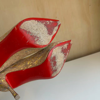 Chaussures à talon haut So Kate 120 Liege Lame Pumps Christian Louboutin