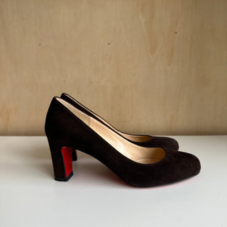 Chaussures à talon haut en daim Christian Louboutin