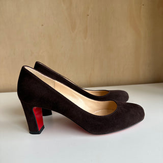 Chaussures à talon haut en daim Christian Louboutin