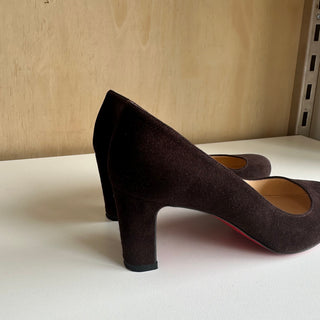 Chaussures à talon haut en daim Christian Louboutin