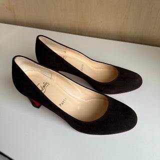 Chaussures à talon haut en daim Christian Louboutin