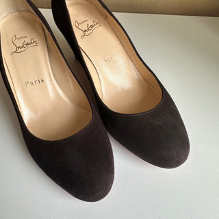Chaussures à talon haut en daim Christian Louboutin