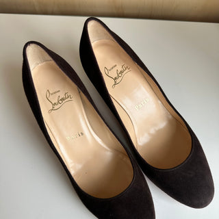 Chaussures à talon haut en daim Christian Louboutin