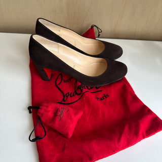 Chaussures à talon haut en daim Christian Louboutin