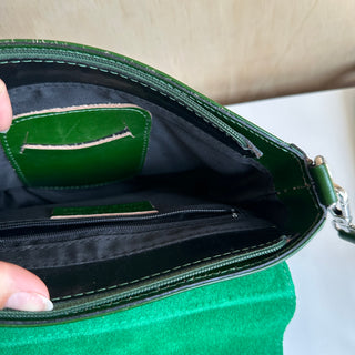 Sac à main en cuir vert - Les Mal-Aimés ❤️‍🩹