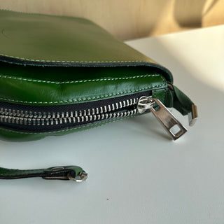 Sac à main en cuir vert - Les Mal-Aimés ❤️‍🩹