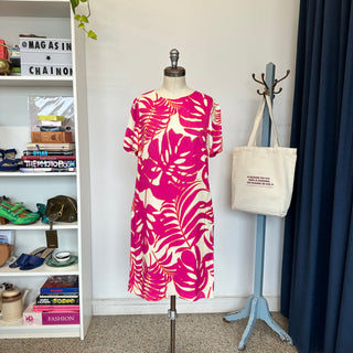 Robe fleurie col rond Oui