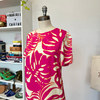 Robe fleurie col rond Oui