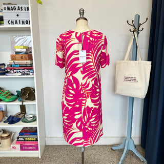 Robe fleurie col rond Oui