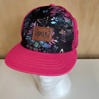 Casquette fleurs Deux par Deux 3/6 ans