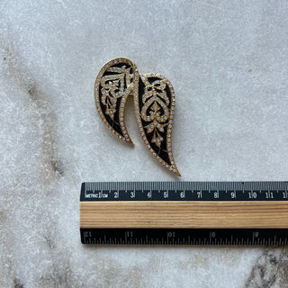 Broche Butier feuilles