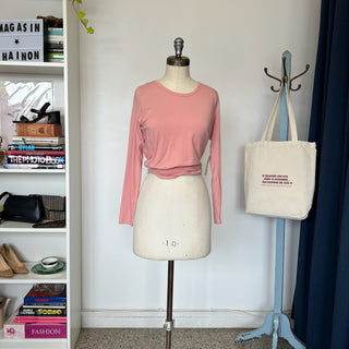 Chandail Ballerina cache-coeur Rose Buddha