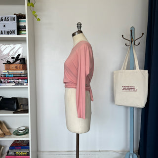 Chandail Ballerina cache-coeur Rose Buddha