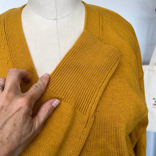 Cardigan mi-épais en mérinos Vallier