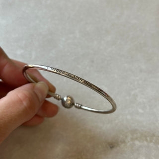 Bracelet rigide flocon argent 925 Pandora