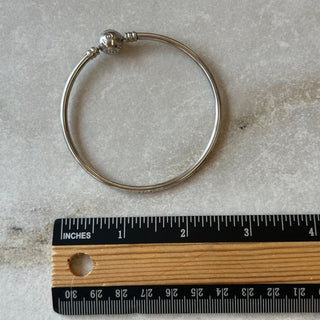 Bracelet rigide flocon argent 925 Pandora