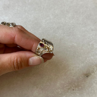 Bague asymétrique argent 925
