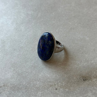 Bague pierre bleu