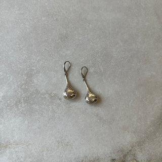 Boucles d'oreilles gouttes gravées