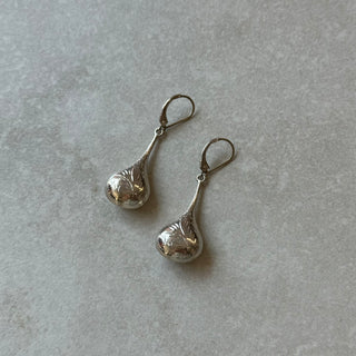 Boucles d'oreilles gouttes gravées