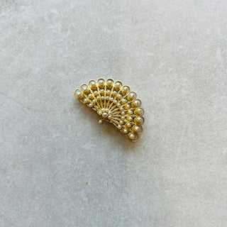 Broche éventail