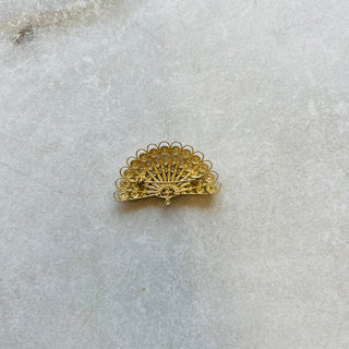 Broche éventail