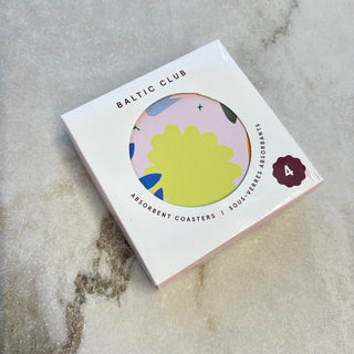 Ensemble de sous-verres absorbants Pélagie Baltic Club