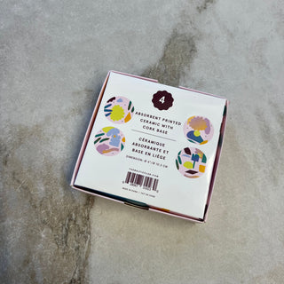 Ensemble de sous-verres absorbants Pélagie Baltic Club