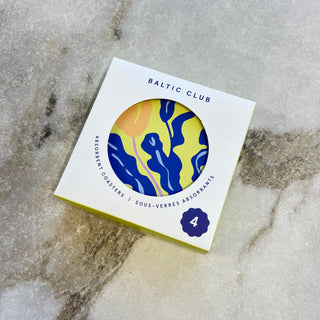 Ensemble de sous-verres absorbants Grenery Baltic Club