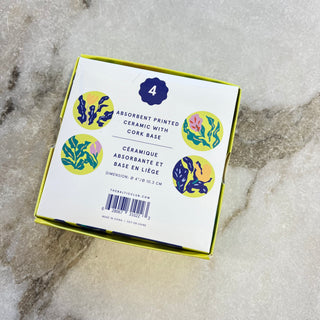 Ensemble de sous-verres absorbants Grenery Baltic Club